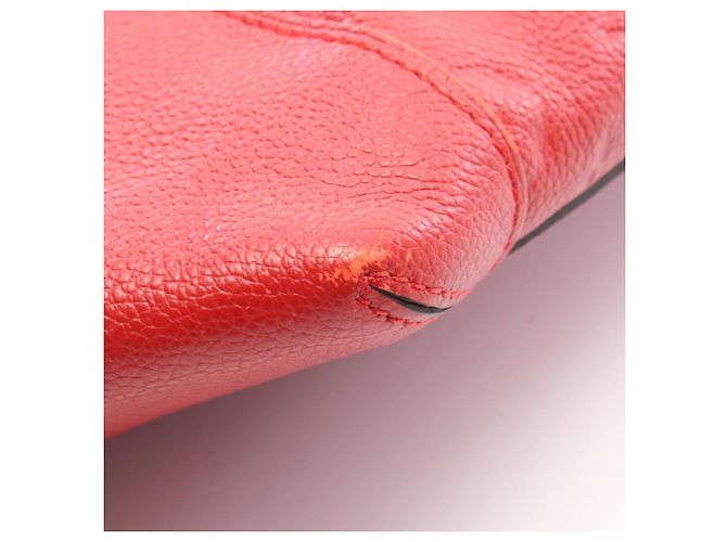Borsa a tracolla Louis Vuitton Bagatelle Monogram Empreinte Nero Rosso - vista 8
