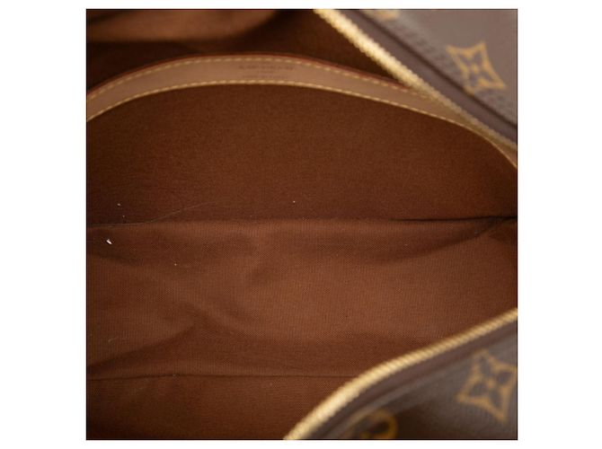 Borsa a tracolla Louis Vuitton Monogram Naviglio Marrone - vista 4