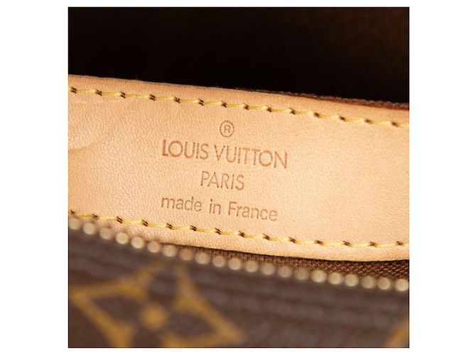 Borsa a tracolla Louis Vuitton Monogram Naviglio Marrone - vista 5