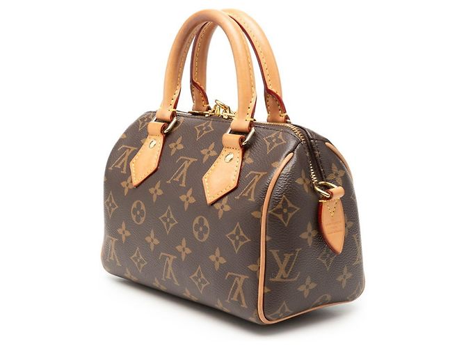 Borsa Louis Vuitton Monogram Speedy Bandoulière 20 Marrone - vista 2