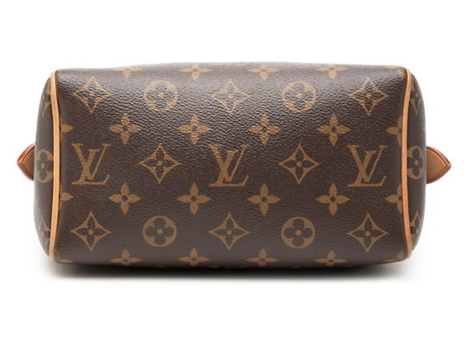 Borsa Louis Vuitton Monogram Speedy Bandoulière 20 Marrone - vista 3