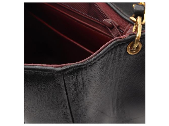 Borsa a Spalla Chanel Matelassé Diana Flap Nero - vista 11