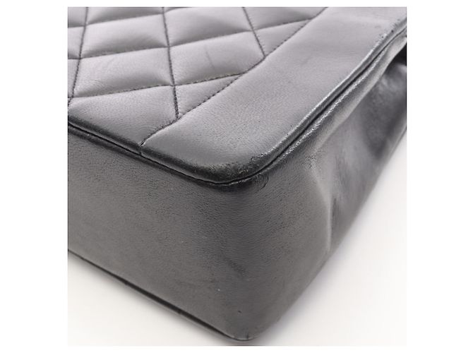 Borsa a Spalla Chanel Matelassé Diana Flap Nero - vista 6