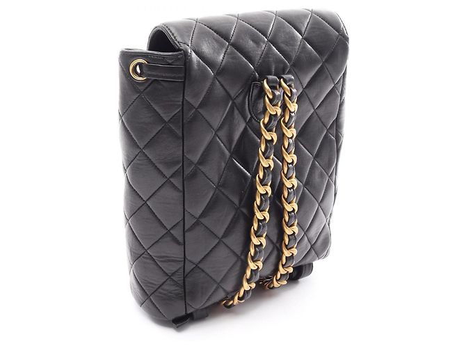 Zaino/Borsa Chanel Matelassé Turnlock Nero - vista 2