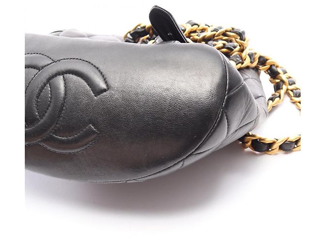 Zaino/Borsa Chanel Matelassé Turnlock Nero - vista 9