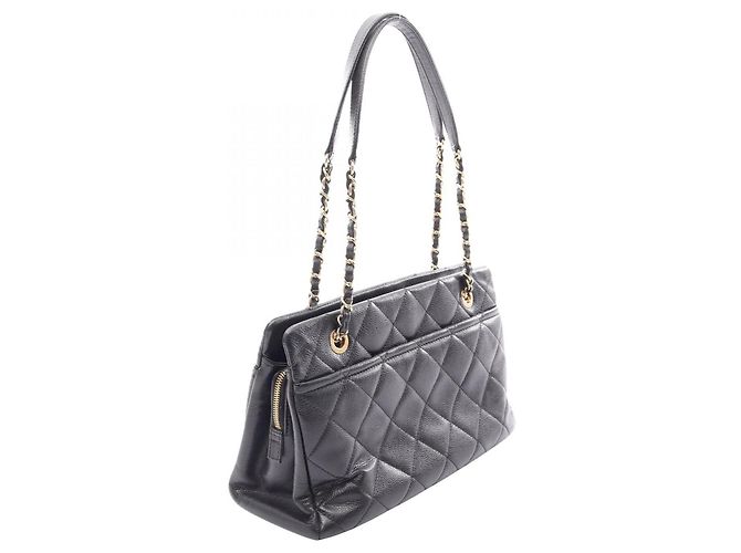 Borsa Tote Chanel Matelassé Nero - vista 2