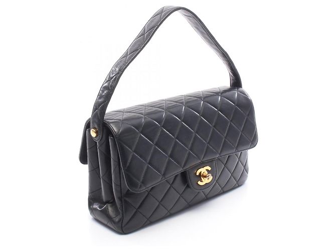 Borsa a Spalla Chanel Matelassé Double Face Nero - vista 2
