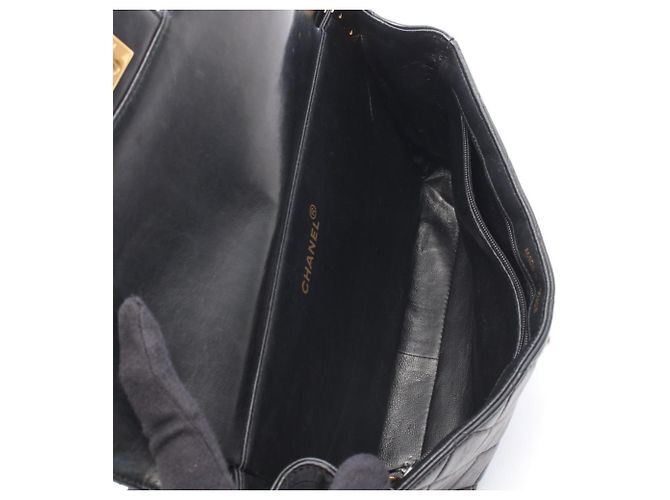 Borsa a Spalla Chanel Matelassé Double Face Nero - vista 3