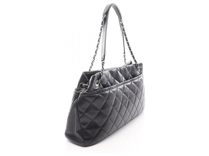 Borsa Tote Chanel Matelassé nera Nero - vista 2