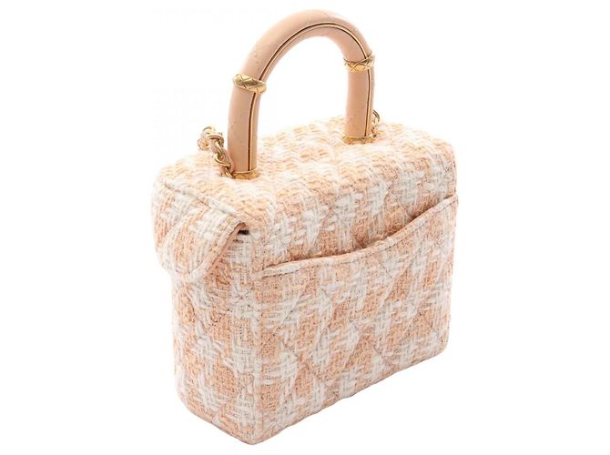 Vanity Borsa a Spalla 2-Way Matelassé Chanel Bianco Beige - vista 2
