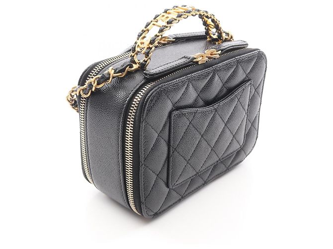 Vanity Sac de toilette Matelassé Chanel Noir - vue 2