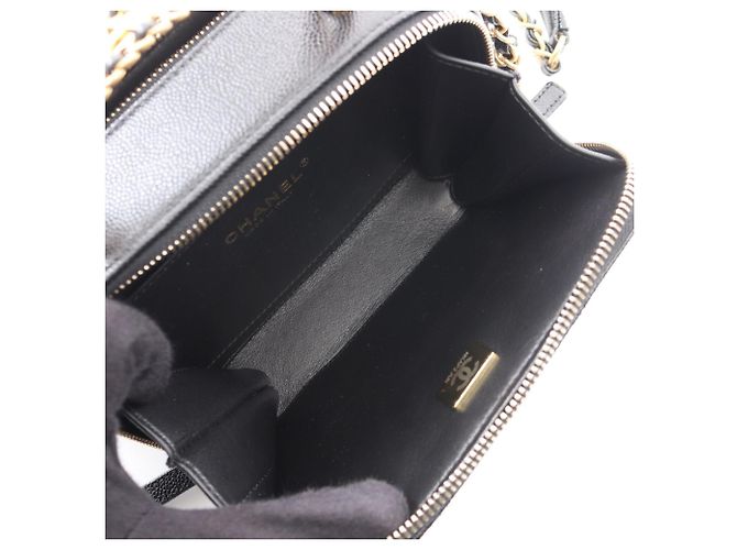 Vanity Sac de toilette Matelassé Chanel Noir - vue 3