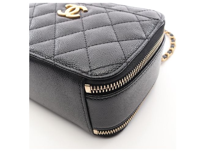 Vanity Sac de toilette Matelassé Chanel Noir - vue 6