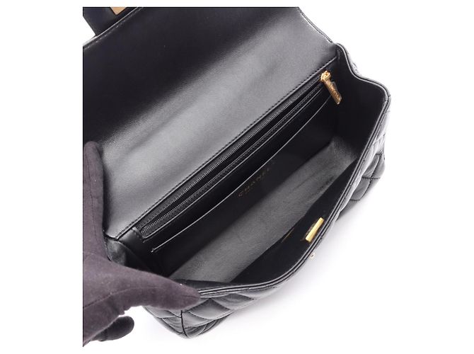 Borsa Chanel Matelassé Top Handle 2-Way Nero - vista 3