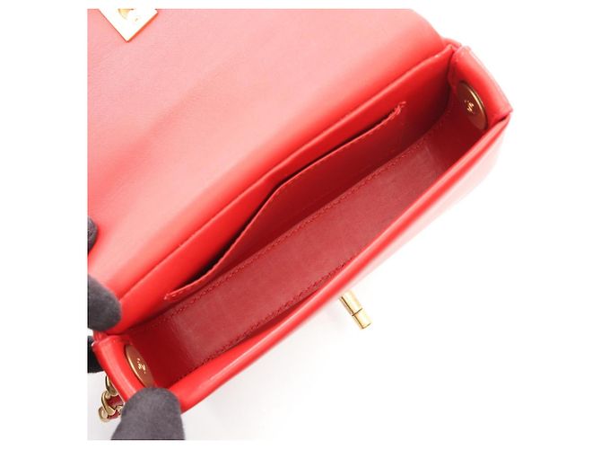 Borsa a tracolla mini matelassé Chanel Rosso - vista 3