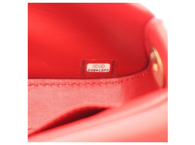 Borsa a tracolla mini matelassé Chanel Rosso - vista 5