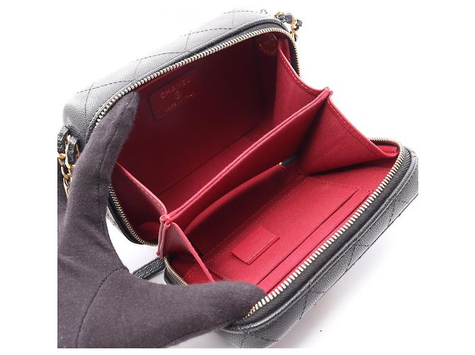 Borsa Chanel Matelassé Mini Camera Bag Nero - vista 3