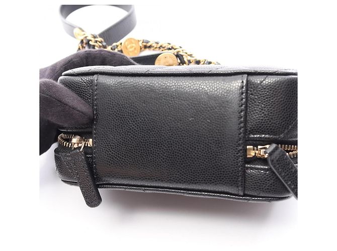 Borsa Chanel Matelassé Mini Camera Bag Nero - vista 6