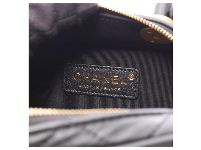 Borsa a tracolla 2-Way Chanel Matelassé Mini Bowling Nero - vista 4