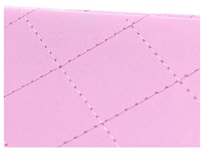 Borsa a Spalla Chanel Mini Matelassé Porpora - vista 8