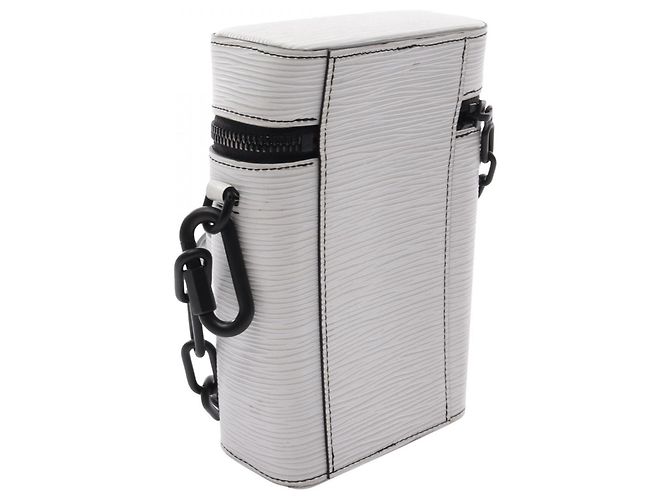 Borsa a tracolla in pelle Epi Louis Vuitton Bianco - vista 2