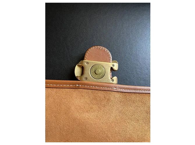 Coach Soft Tabby Borsa a Spalla in Micro Jacquard Signature Marrone Monogramma - vista 6