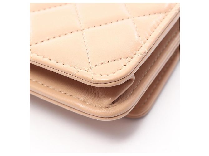 Borsa a Spalla Chanel Trendy CC Beige - vista 8