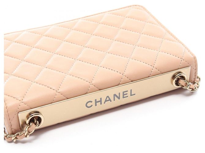 Borsa a Spalla Chanel Trendy CC Beige - vista 9