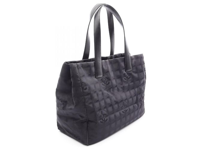 Borsa Tote Chanel New Travel Line MM Nero - vista 2