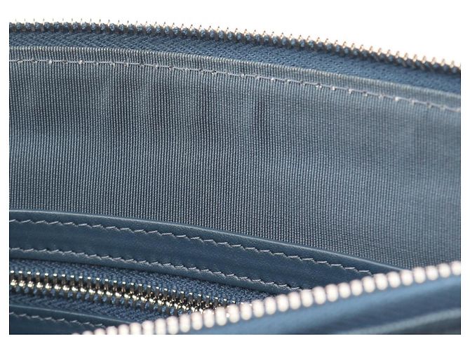 Chanel Boy Second Bag Clutch Handtasche Marineblau - Ansicht 7