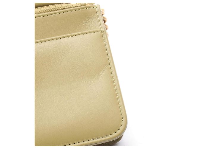 Borsa a Spalla Chanel Boy Matelassé Cachi - vista 7