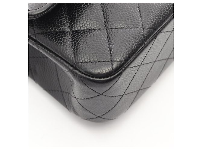 Borsa a tracolla Chanel Matelassé Double Flap Nero - vista 6