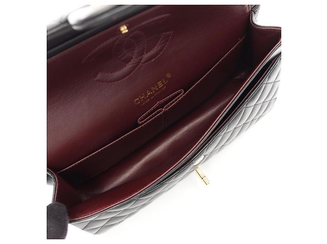 Timeless Borsa a tracolla Chanel Matelassé Double Flap Nero - vista 3