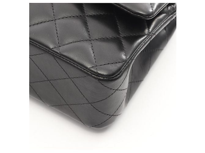 Timeless Borsa a tracolla Chanel Matelassé Double Flap Nero - vista 6