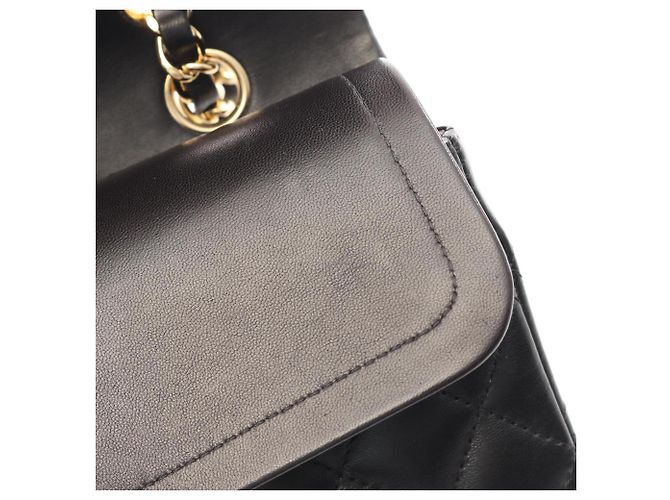 Timeless Borsa a tracolla Chanel Matelassé Double Flap Nero - vista 8