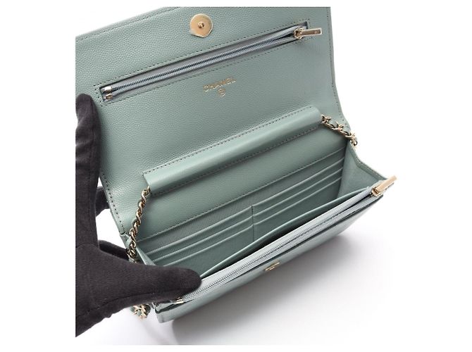 Timeless Borsa Chanel Green Matelassé Verde - vista 3