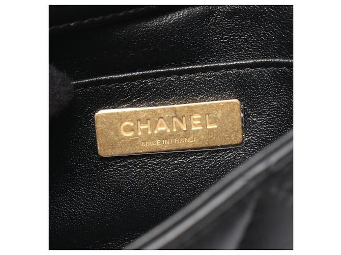 Borsa Chanel Matelassé in agnello nero - vista 4