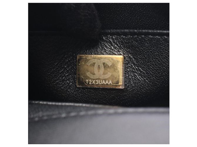 Borsa Chanel Matelassé in agnello nero - vista 5