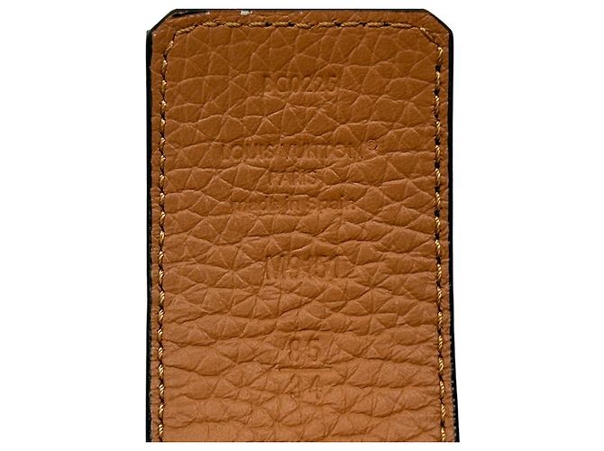 Louis Vuitton Men's Reversible Leather Belt Brown Black Golden - view 4