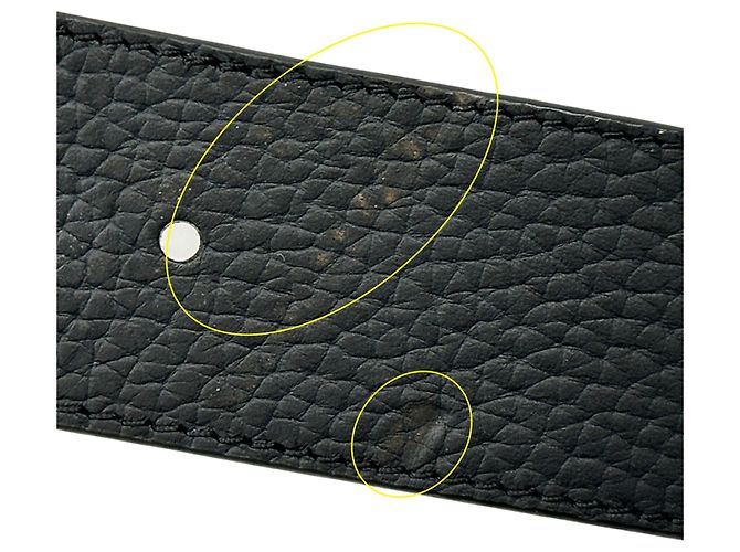 Louis Vuitton Men's Reversible Leather Belt Brown Black Golden - view 7