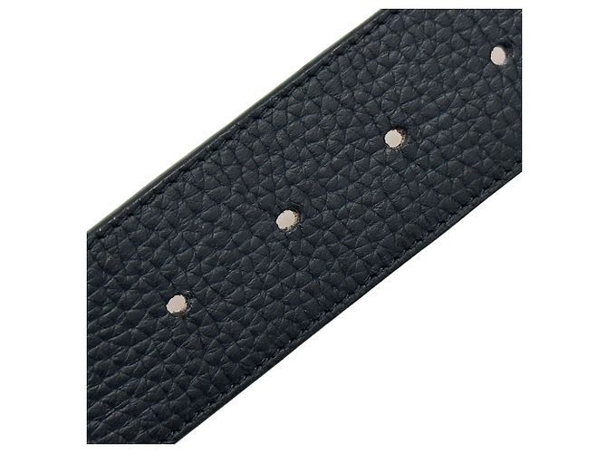 Louis Vuitton Men's Reversible Leather Belt Brown Black Golden - view 8