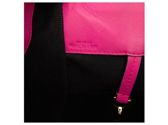 Borsa a mano piccola Loewe Anagram Hammock Rosa Bianco - vista 6