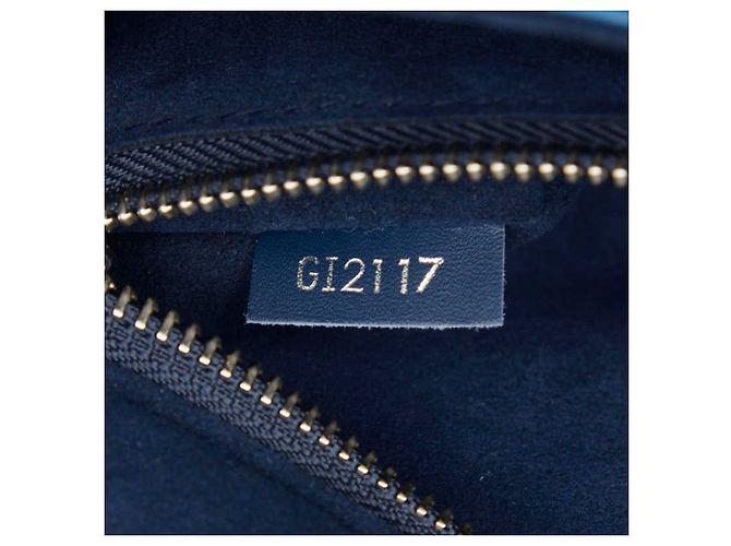 Louis Vuitton Epi Harrington Messenger PM Schultertasche Blau - Ansicht 11