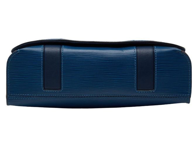 Louis Vuitton Epi Harrington Messenger PM Schultertasche Blau - Ansicht 3
