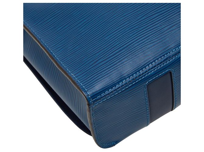 Louis Vuitton Epi Harrington Messenger PM Schultertasche Blau - Ansicht 4