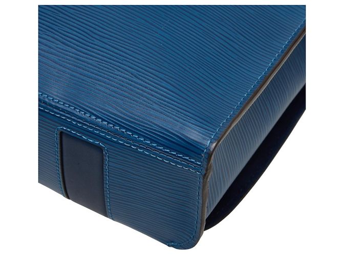 Louis Vuitton Epi Harrington Messenger PM Schultertasche Blau - Ansicht 5