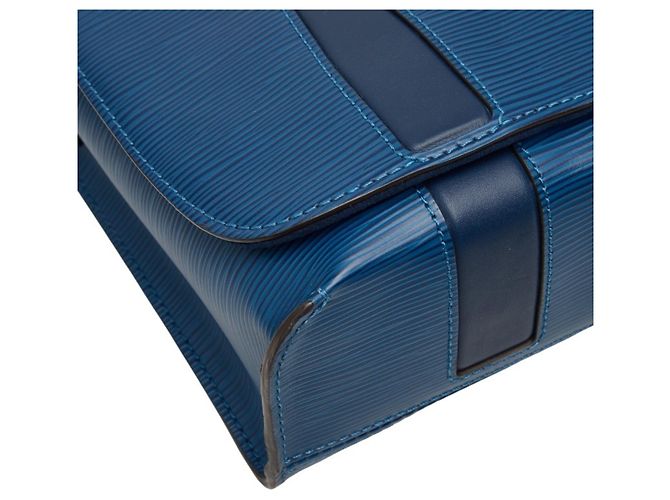 Louis Vuitton Epi Harrington Messenger PM Schultertasche Blau - Ansicht 6