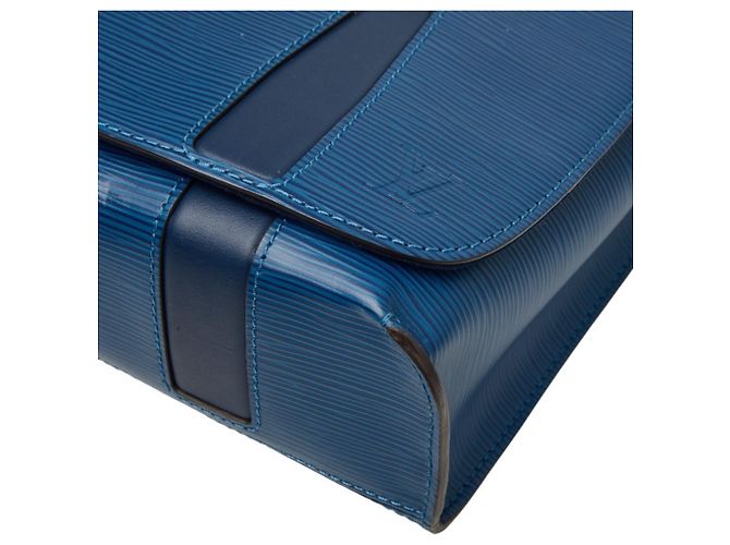 Louis Vuitton Epi Harrington Messenger PM Schultertasche Blau - Ansicht 7