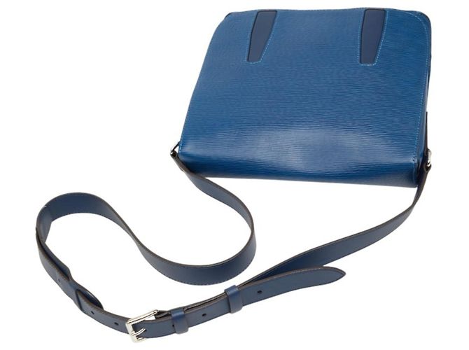 Louis Vuitton Epi Harrington Messenger PM Schultertasche Blau - Ansicht 8