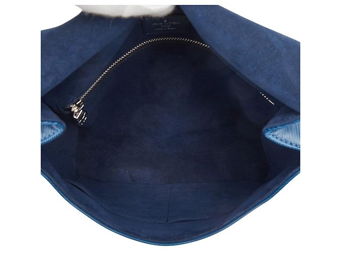 Louis Vuitton Epi Harrington Messenger PM Schultertasche Blau - Ansicht 9